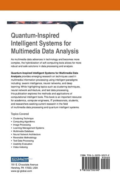 Produktbild: Quantum-Inspired Intelligent Systems for Multimedia Data Analysis