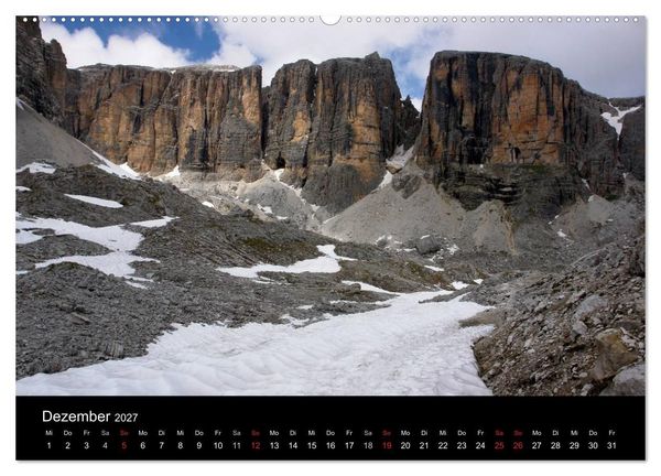 Produktbild: Die Dolomiten &ndash; Wanderparadies in S&uuml;dtirol (hochwertiger Premium Wandkalender 2027 DIN A2 quer), Kunstdruck in Hochglanz