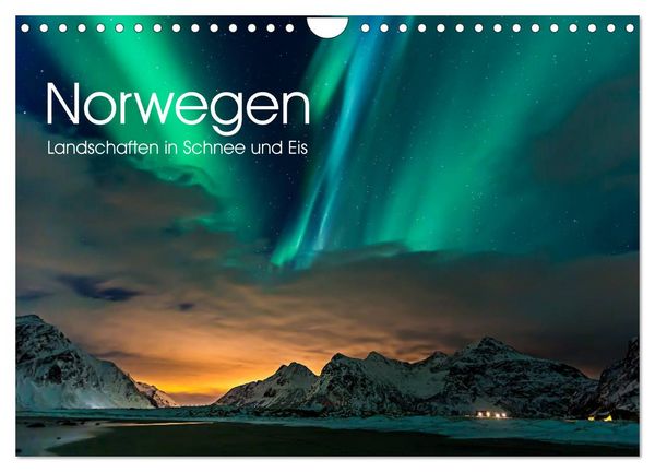 Produktbild: Norwegen, Landschaften in Schnee und Eis (Wandkalender 2026 DIN A4 quer), CALVENDO Monatskalender