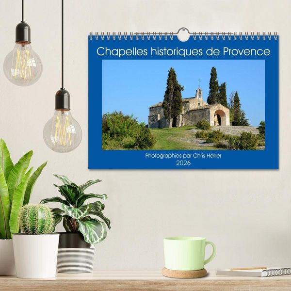 Produktbild: Chapelles historiques de Provence (Calendrier mural 2026 DIN A4 vertical), CALVENDO calendrier mensuel