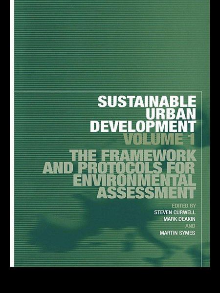 Produktbild: Sustainable Urban Development Volume 1