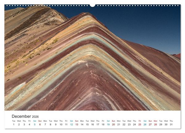 Produktbild: Mysterious Peru (Wall Calendar 2026 DIN A2 landscape), CALVENDO 12 Month Wall Calendar