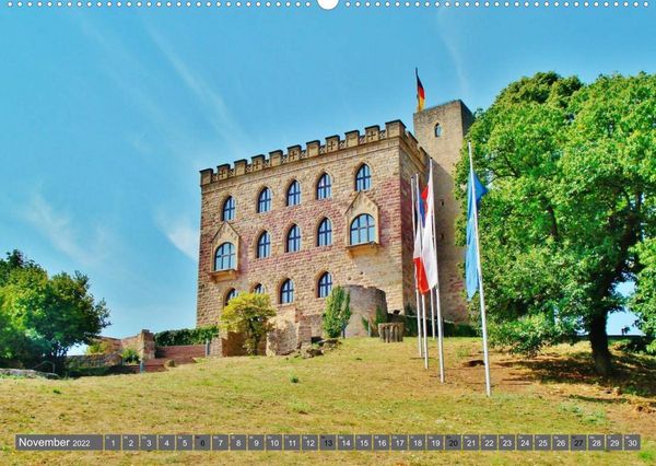 Produktbild: Burgromantik Burgen und Schl&ouml;sser in Deutschland (Wandkalender 2022 DIN A2 quer)