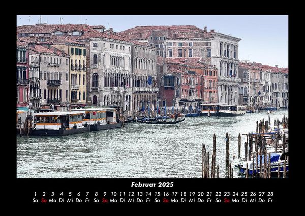 Produktbild: Venedig 2025 Fotokalender DIN A3