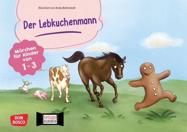 Produktbild: Der Lebkuchenmann. Kamishibai Bildkartenset