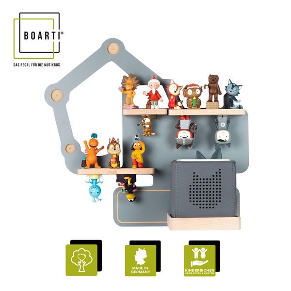 Wandregal 'Bagger' für Toniebox