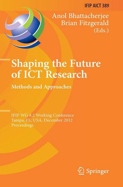 Produktbild: Shaping the Future of ICT Research: Methods and Approaches