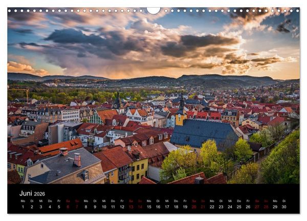 Produktbild: Rudolstadt bei Tag und Nacht (Wandkalender 2026 DIN A3 quer), CALVENDO Monatskalender