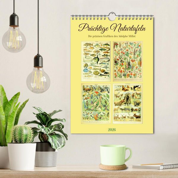 Produktbild: Pr&auml;chtige Naturtafeln (Wandkalender 2026 DIN A4 hoch), CALVENDO Monatskalender