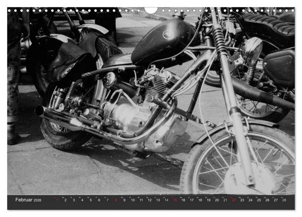 Produktbild: east Rider - Biker und Bikes aus der DDR (Wandkalender 2026 DIN A3 quer), CALVENDO Monatskalender