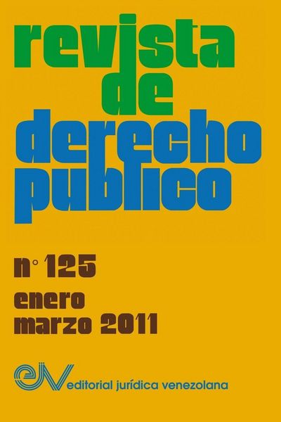 Produktbild: REVISTA DE DERECHO P&Uacute;BLICO (Venezuela), No. 125, Enero-Marzo 2011