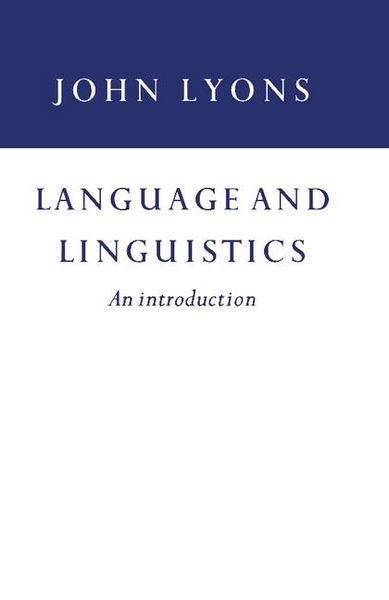 Produktbild: Language and Linguistics