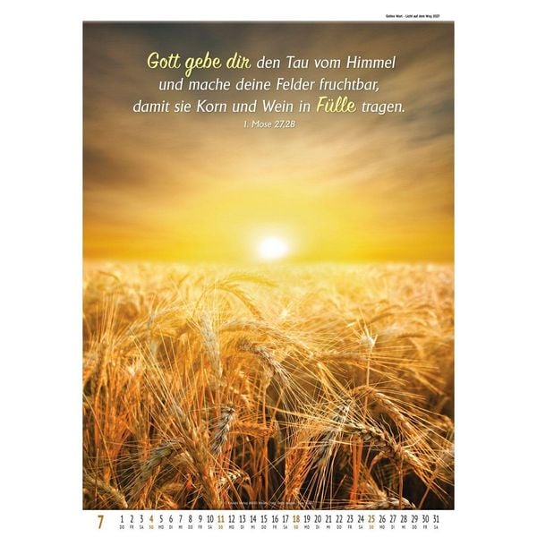 Produktbild: Gottes Wort - Licht auf dem Weg 2027