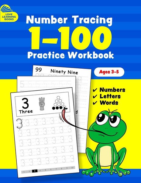 Produktbild: Number Tracing Book for Preschoolers and Kids