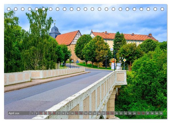 Produktbild: Ein Blick auf Treffurt (Tischkalender 2026 DIN A5 quer), CALVENDO Monatskalender