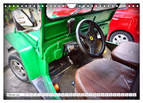 Produktbild: Willys Jeep - Eine amerikanische Legende auf Kuba (Wandkalender 2026 DIN A4 quer), CALVENDO Monatskalender