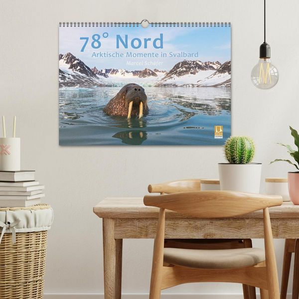 Produktbild: 78&deg; Nord - Arktische Momente in Svalbard (Wandkalender 2026 DIN A3 quer), CALVENDO Monatskalender