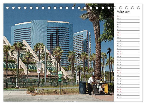 Produktbild: San Diego (Tischkalender 2026 DIN A5 quer), CALVENDO Monatskalender