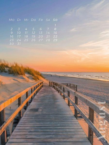Produktbild: Strandtr&auml;ume - Ein Jahr am Meer Kalender 2027