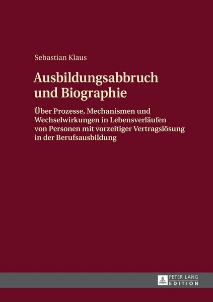 Produktbild: Ausbildungsabbruch und Biographie