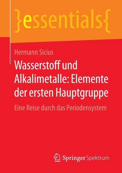 Produktbild: Wasserstoff und Alkalimetalle: Elemente der ersten Hauptgruppe