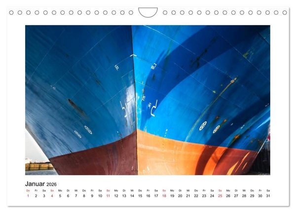 Produktbild: Hamburger Hafen - In der Welt der Container-Riesen (Wandkalender 2026 DIN A4 quer), CALVENDO Monatskalender