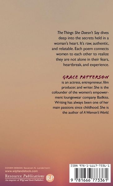 Produktbild: The Things She Doesn't Say