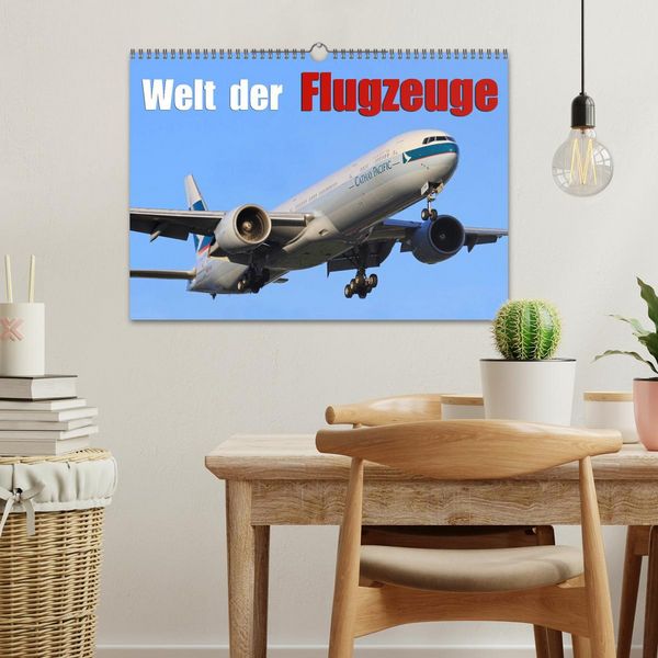 Produktbild: Welt der Flugzeuge (Wandkalender 2026 DIN A3 quer), CALVENDO Monatskalender