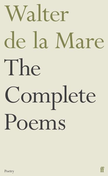 Produktbild: The Complete Poems of Walter de la Mare