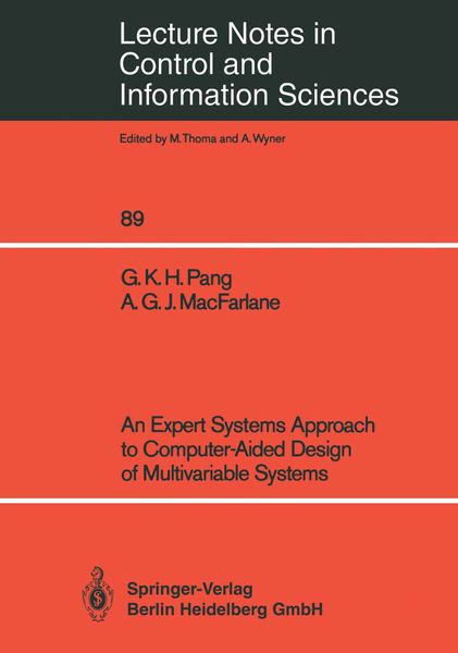 Produktbild: An Expert Systems Approach to Computer-Aided Design of Multivariable Systems