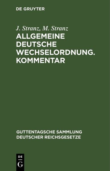 Produktbild: Allgemeine Deutsche Wechselordnung