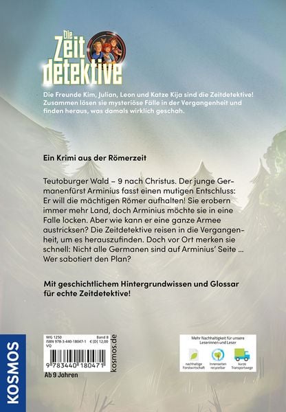 Produktbild: Die Zeitdetektive, 8, Der Hinterhalt f&uuml;r Varus