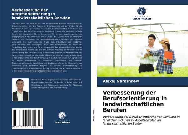 Verbesserung der Berufsorientierung in landwirtschaftlichen Berufen, Taschenbuch von Alexej Narezhnew, Verlag Unser Wissen, 9786203332834