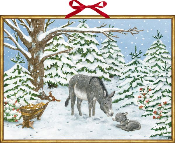 Produktbild: Wandkalender &ndash; Weihnachtsesel