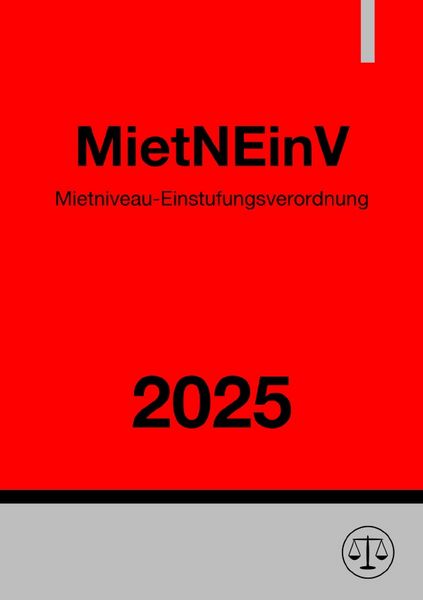 Produktbild: Mietniveau-Einstufungsverordnung - MietNEinV 2025