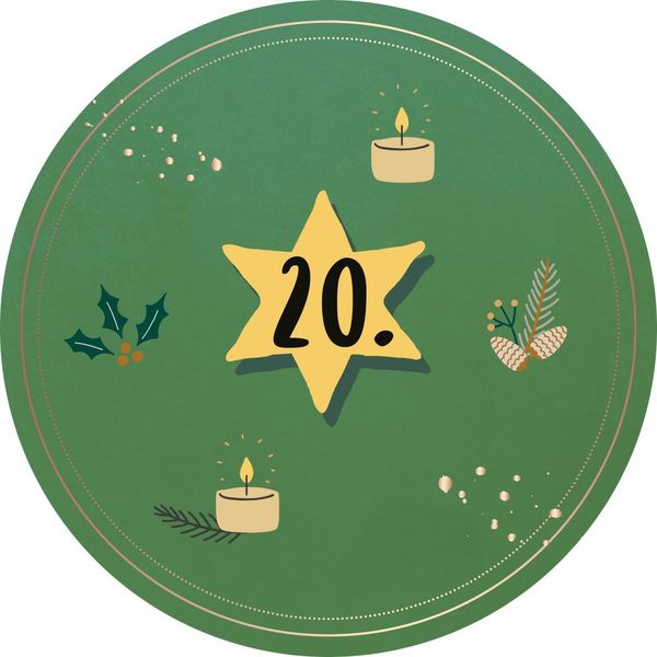 Produktbild: Advent in der Dose. 24 liebe W&uuml;nsche f&uuml;r dich