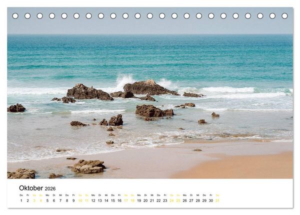 Produktbild: Asturien - Von der K&uuml;ste bis zu den Gipfeln Europas (Tischkalender 2026 DIN A5 quer), CALVENDO Monatskalender