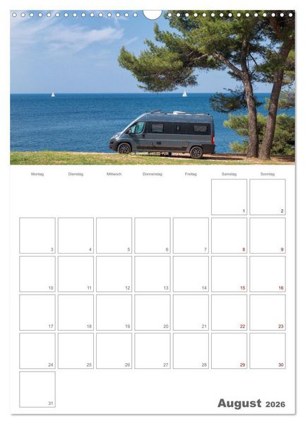 Produktbild: Vanlife Jahresplaner (Wandkalender 2026 DIN A3 hoch), CALVENDO Monatskalender