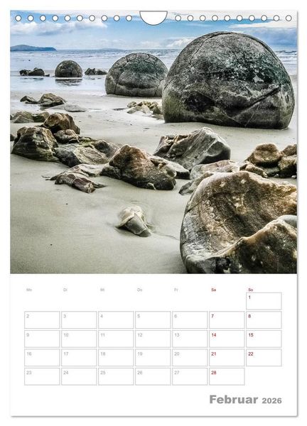 Produktbild: Kalenderplaner g'day Neuseeland 2026 (Wandkalender 2026 DIN A4 hoch), CALVENDO Monatskalender