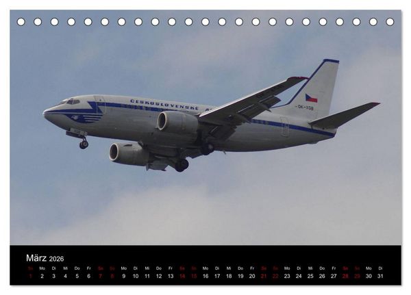 Produktbild: Im alten Glanz: Flugzeuge in Retro Livery (Tischkalender 2026 DIN A5 quer), CALVENDO Monatskalender