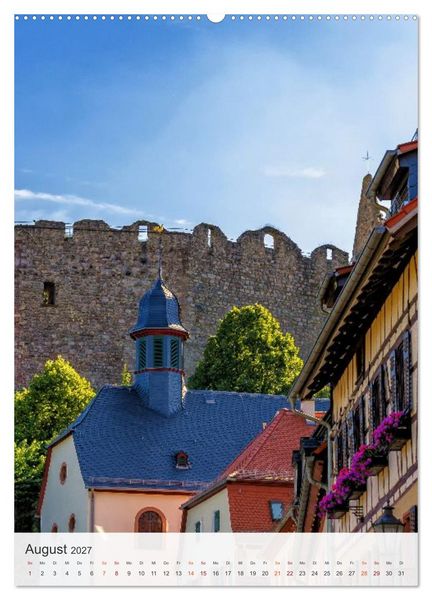Produktbild: Lindenfels im Odenwald (Wandkalender 2027 DIN A2 hoch), CALVENDO Monatskalender