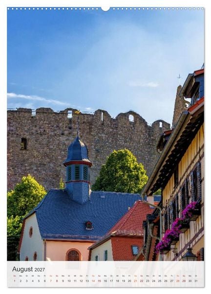 Produktbild: Lindenfels im Odenwald (Wandkalender 2027 DIN A2 hoch), CALVENDO Monatskalender