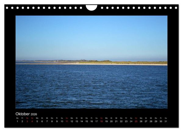 Produktbild: Juist &ndash; Insel im Wattenmeer (Wandkalender 2026 DIN A4 quer), CALVENDO Monatskalender