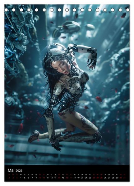Produktbild: CYBER SISTERS (Tischkalender 2026 DIN A5 hoch), CALVENDO Monatskalender