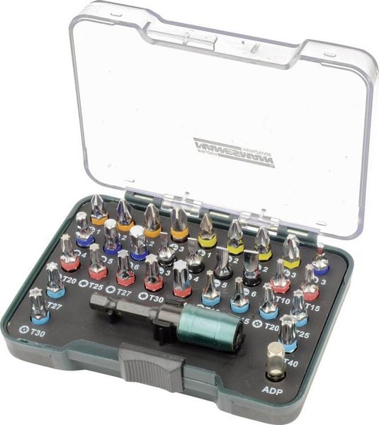 Produktbild: Br&uuml;der Mannesmann M29710 Bit-Set 32teilig