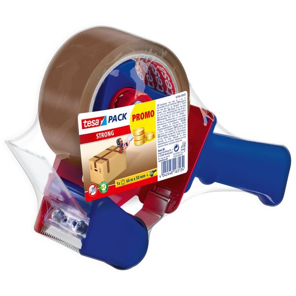 Produktbild: tesa Packbandabroller inkl. Packband 50mmx66m braun