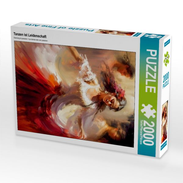 Produktbild: CALVENDO Puzzle Tanzen ist Leidenschaft | 2000 Teile Lege-Gr&ouml;&szlig;e 90x67cm Foto-Puzzle f&uuml;r gl&uuml;ckliche Stunden