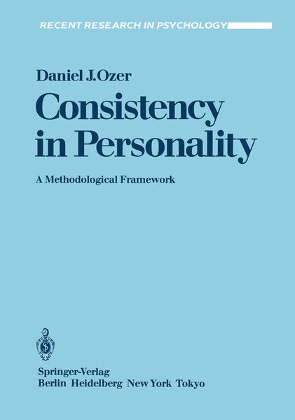 Produktbild: Consistency in Personality