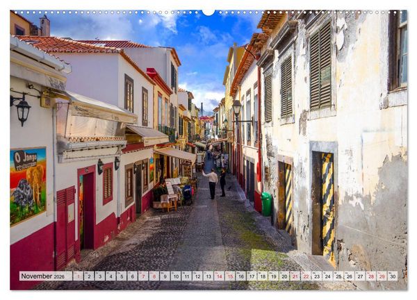 Produktbild: Madeira Die Stadt Funchal (Wandkalender 2026 DIN A2 quer), CALVENDO Monatskalender