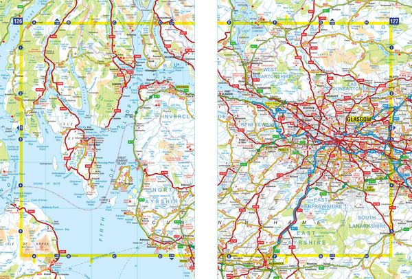 Produktbild: A-Z Maps: Great Britain A-Z Handy Road Atlas 2024 (A5 Spiral